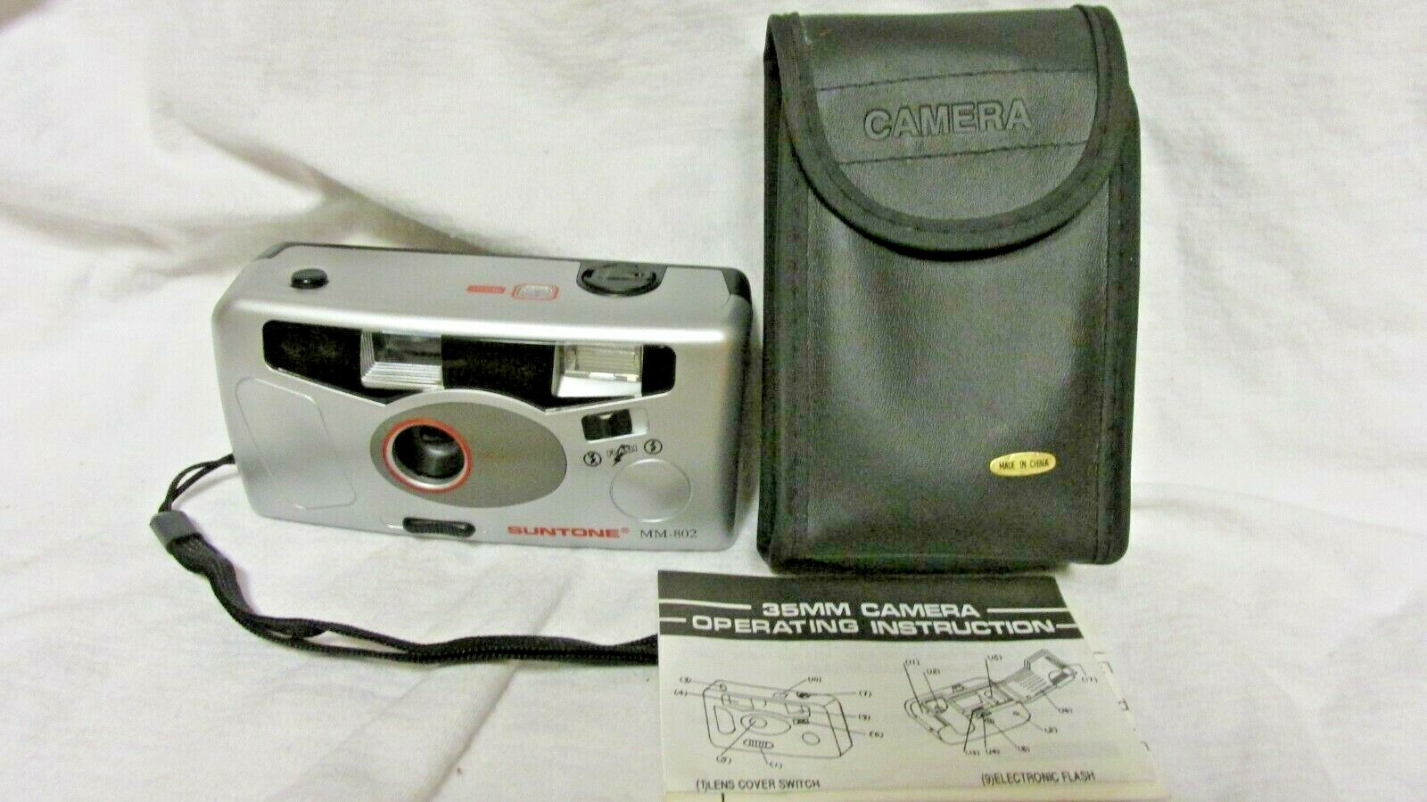 Suntone MM-802 35mm Camera Prudential Celebration Promotion W/ Manual & Case