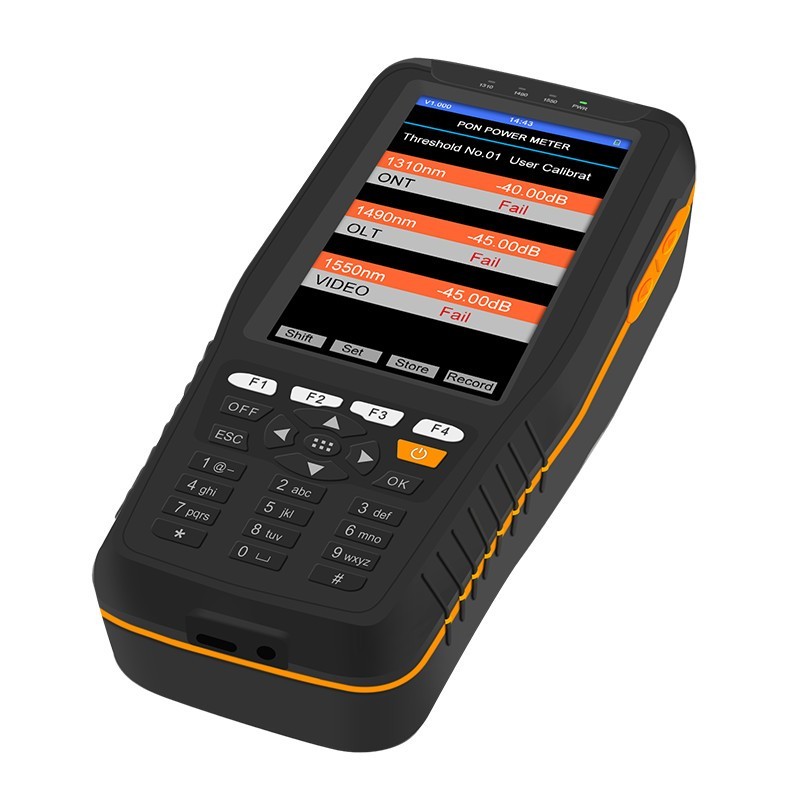 TM70B PON Fiber Optic Power Meter Wavelengths 1310/1490/1550nm Optic Fiber