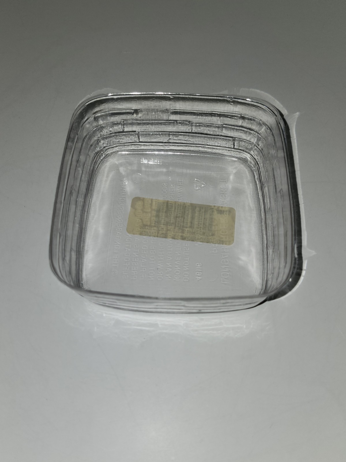 Longaberger Hostess Appreciation Basket PROTECTOR ONLY 46116 Plastic Square