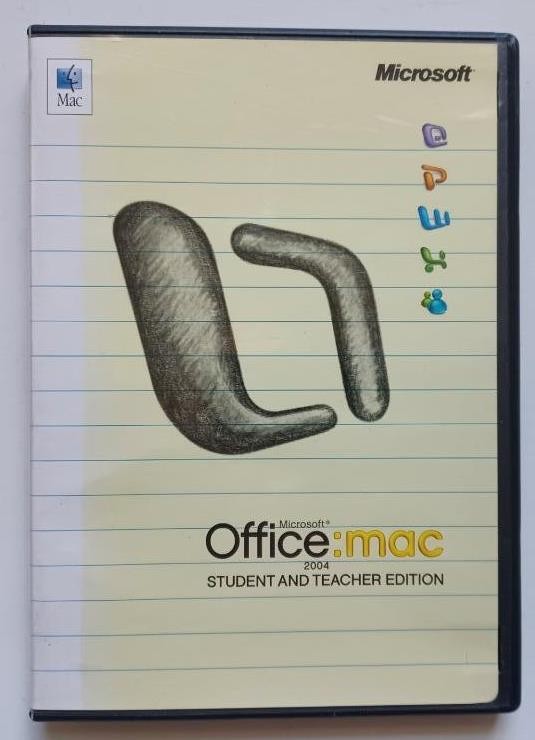 Microsoft Office 2004 Student and Teacher Edition for Mac (3 Product Keys + Book