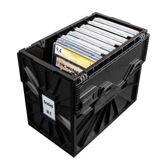 BCW Graded Certified Comic Book Storage Plastic Bin Stackable Box Heavy Duty
