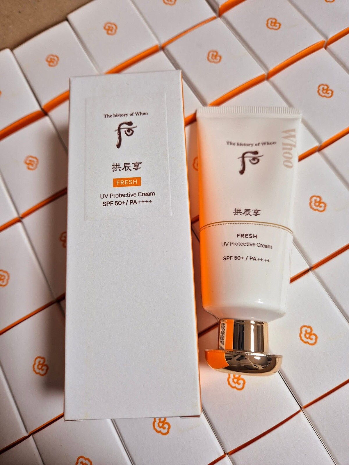 The history of Whoo Gongjinhyang Fresh UV Protective Cream 60ml K-Beauty
