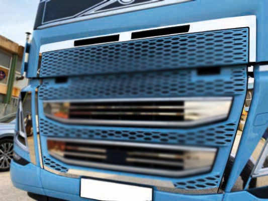 Stainless Steel Front Grill Contour Covers Decorations for Volvo FH 5 2021+