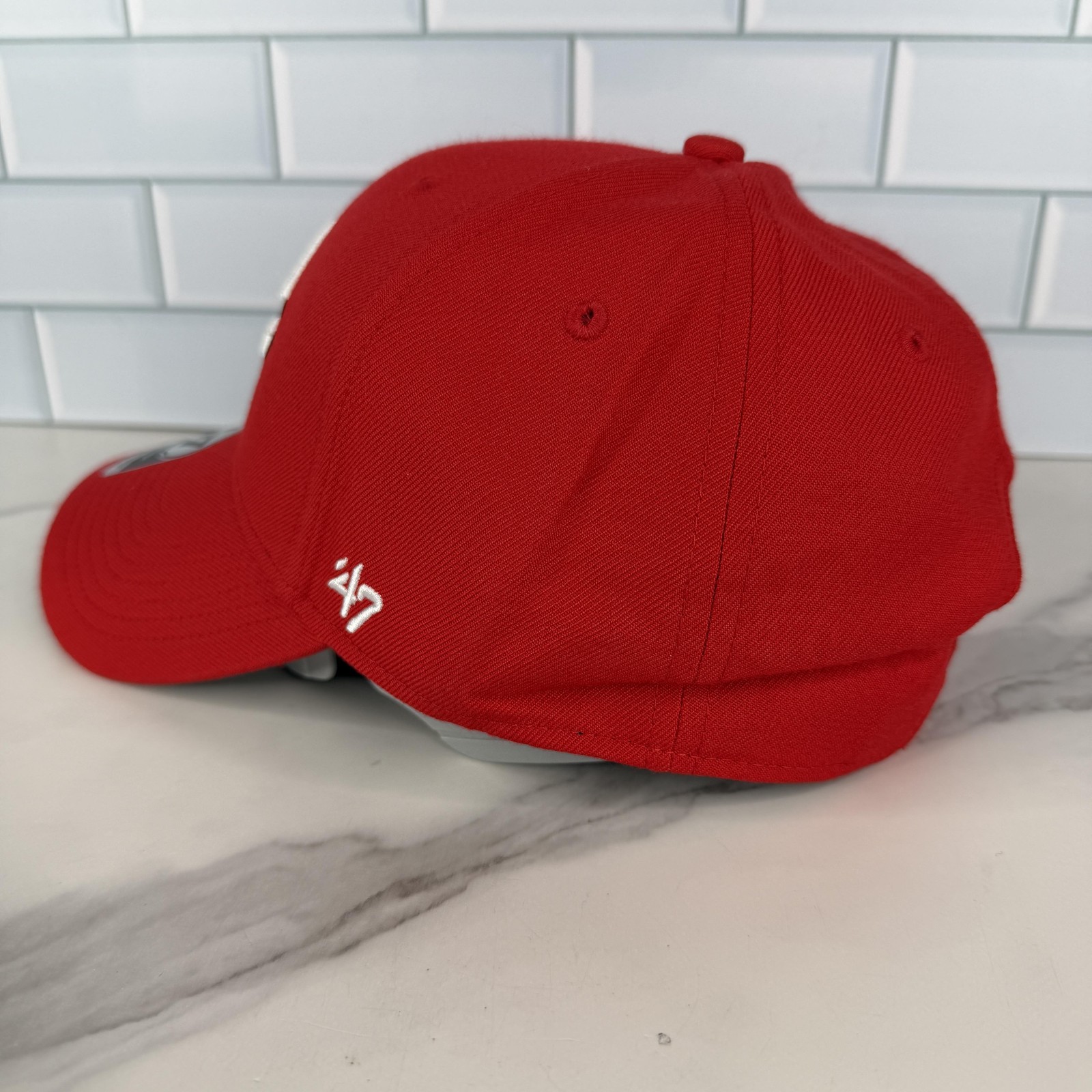 Cincinnati Reds Hat Cap Adjustable Mens Red Baseball 47 MVP Structured NEW