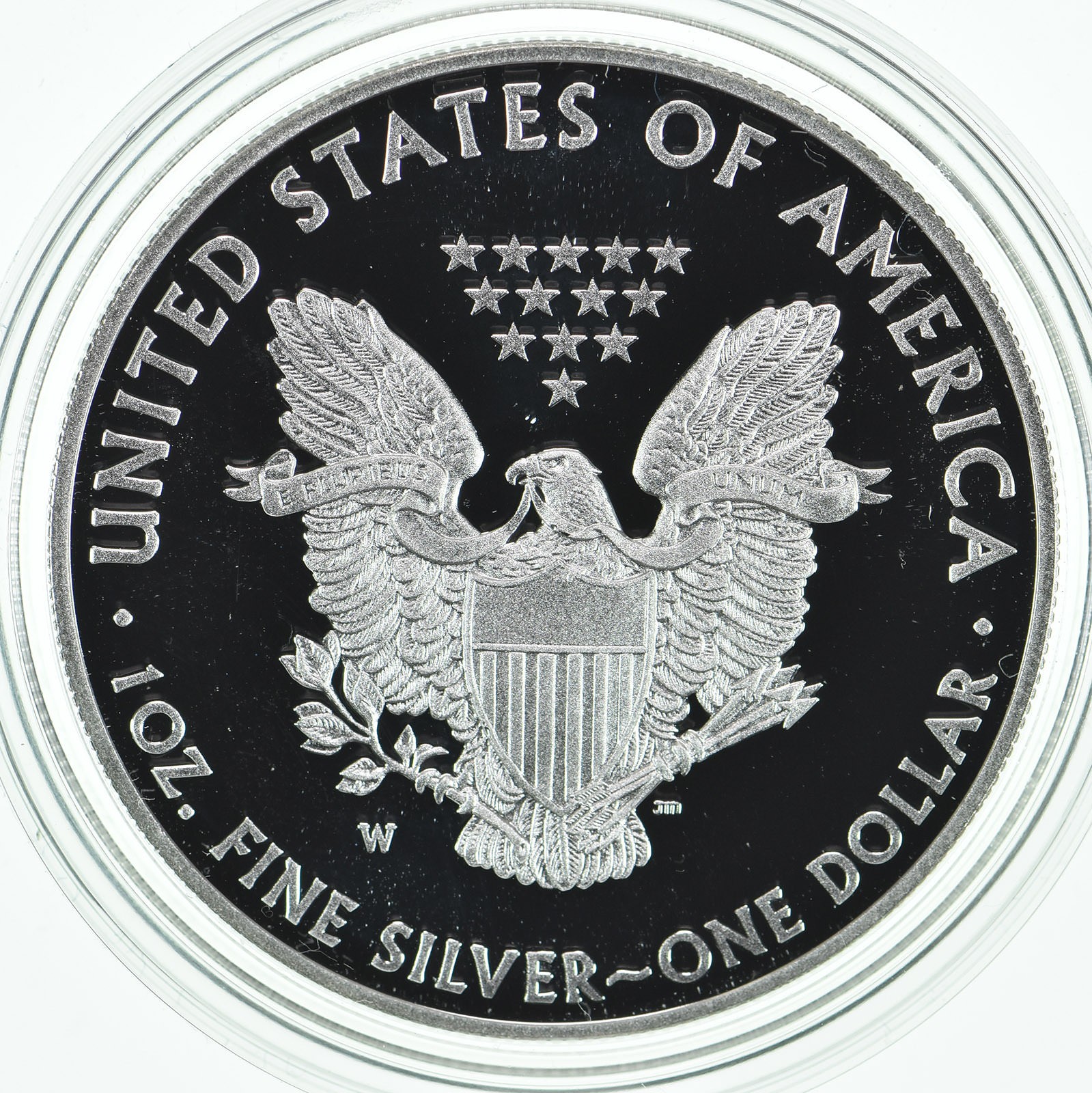 2014-W American Silver Eagle PROOF 1 Oz Silver - Coin & Box & COA