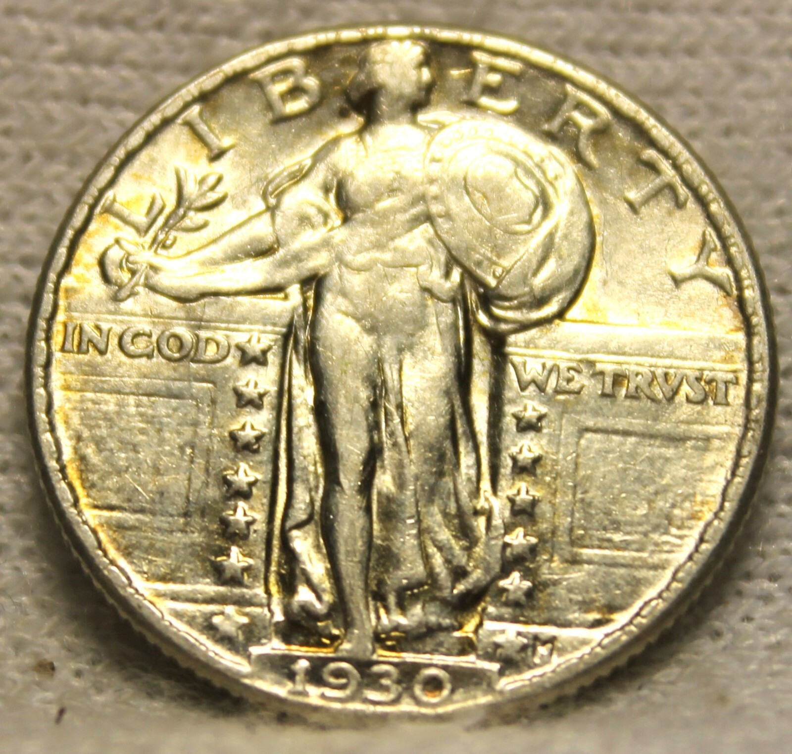 standing liberty quarter  1930 AU