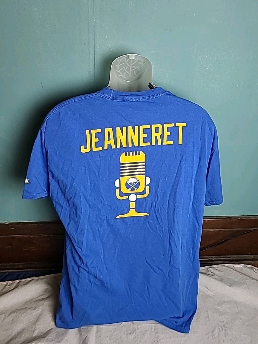 RJ Buffalo 2021-22 Sabres Rick Jeanneret “Last Call” T-shirt Tee Men's Size XL