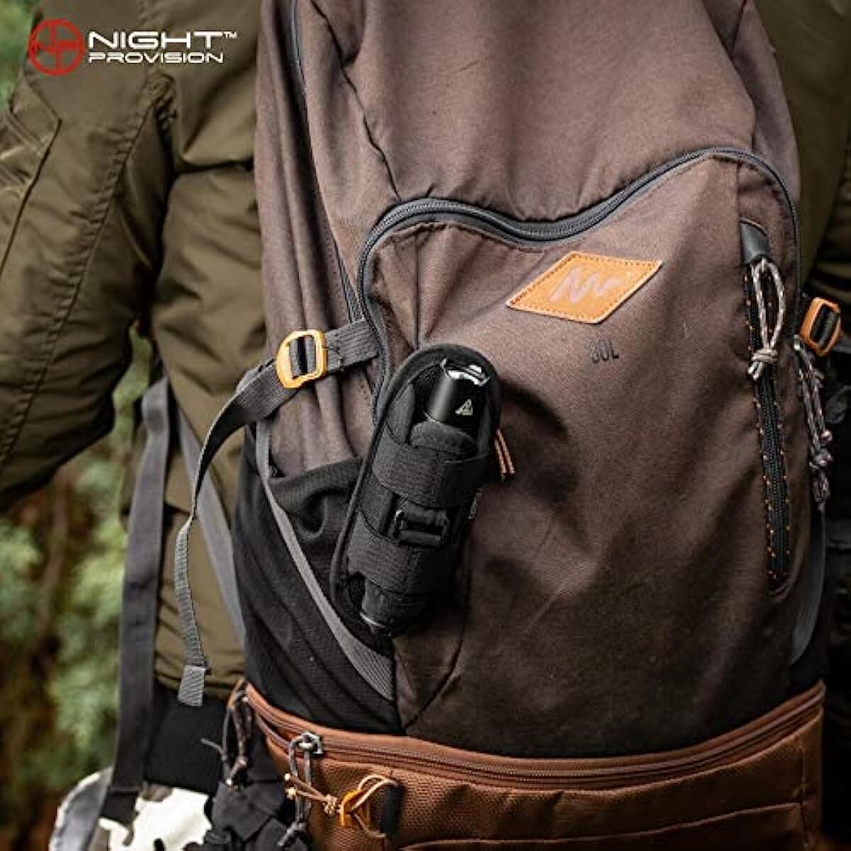 Tactical Flashlight Holster Duty Belt Bag Rotatable Clip 360 Degree Holder Case