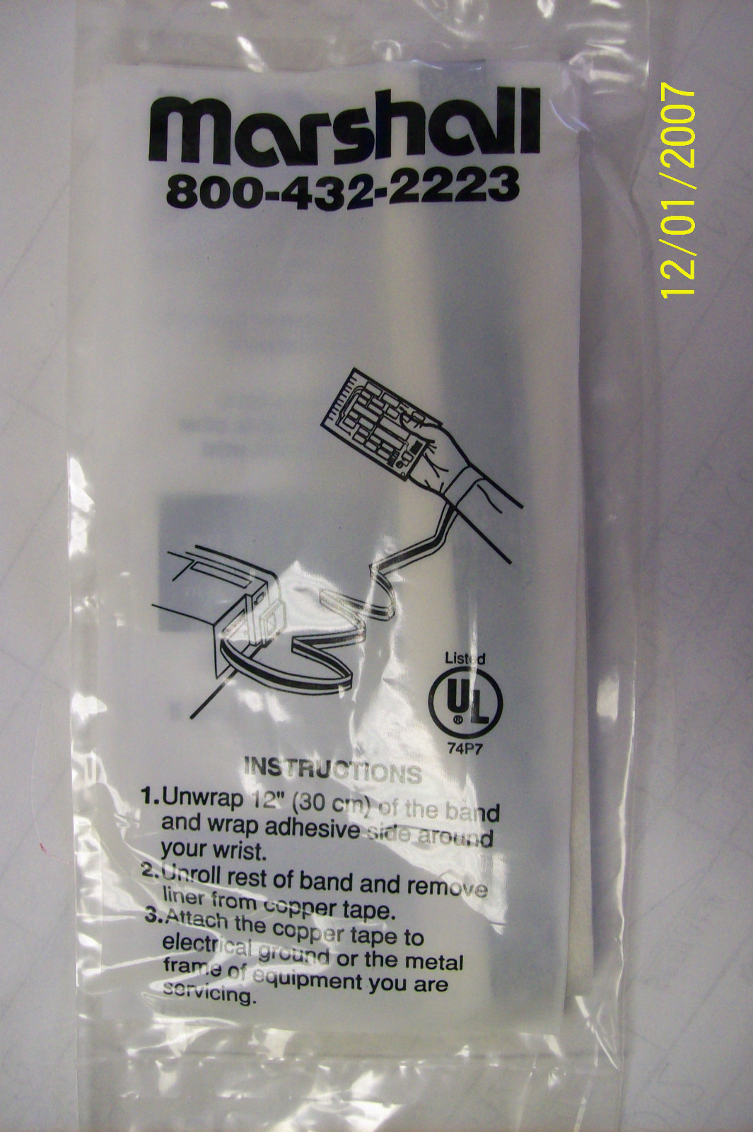 MARSHALL 34-7045-2177-1 NEW  WRIST STRAP