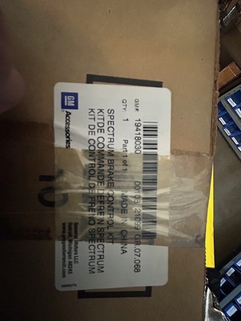 GM Part 19418030 Trailer Brake Control System Kit Curt System