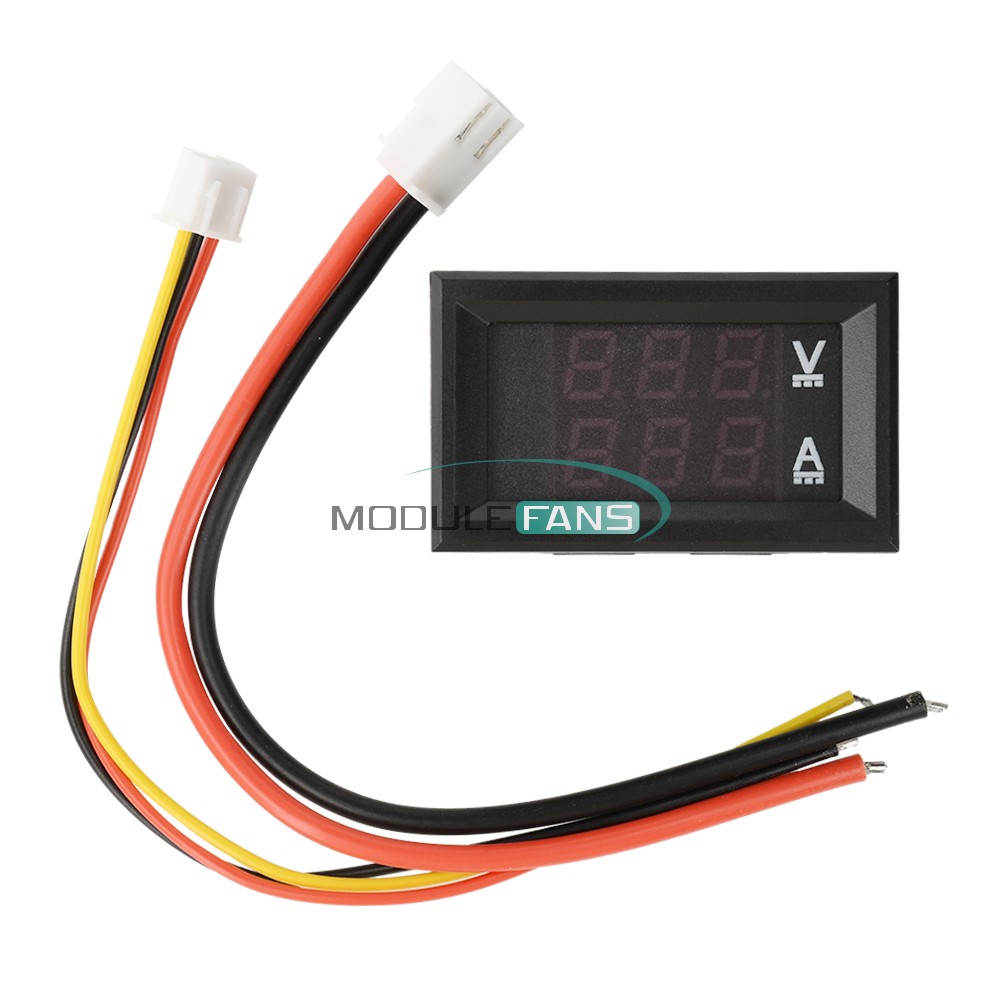 DC 100A Voltmeter Ammeter Volt Amp Meter Voltage Current Tester with Shunt