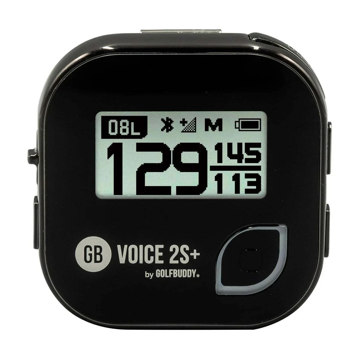 Golf Buddy Voice 2S+ GPS Rangefinder Slope 18 Hr Battery Navigation Black New