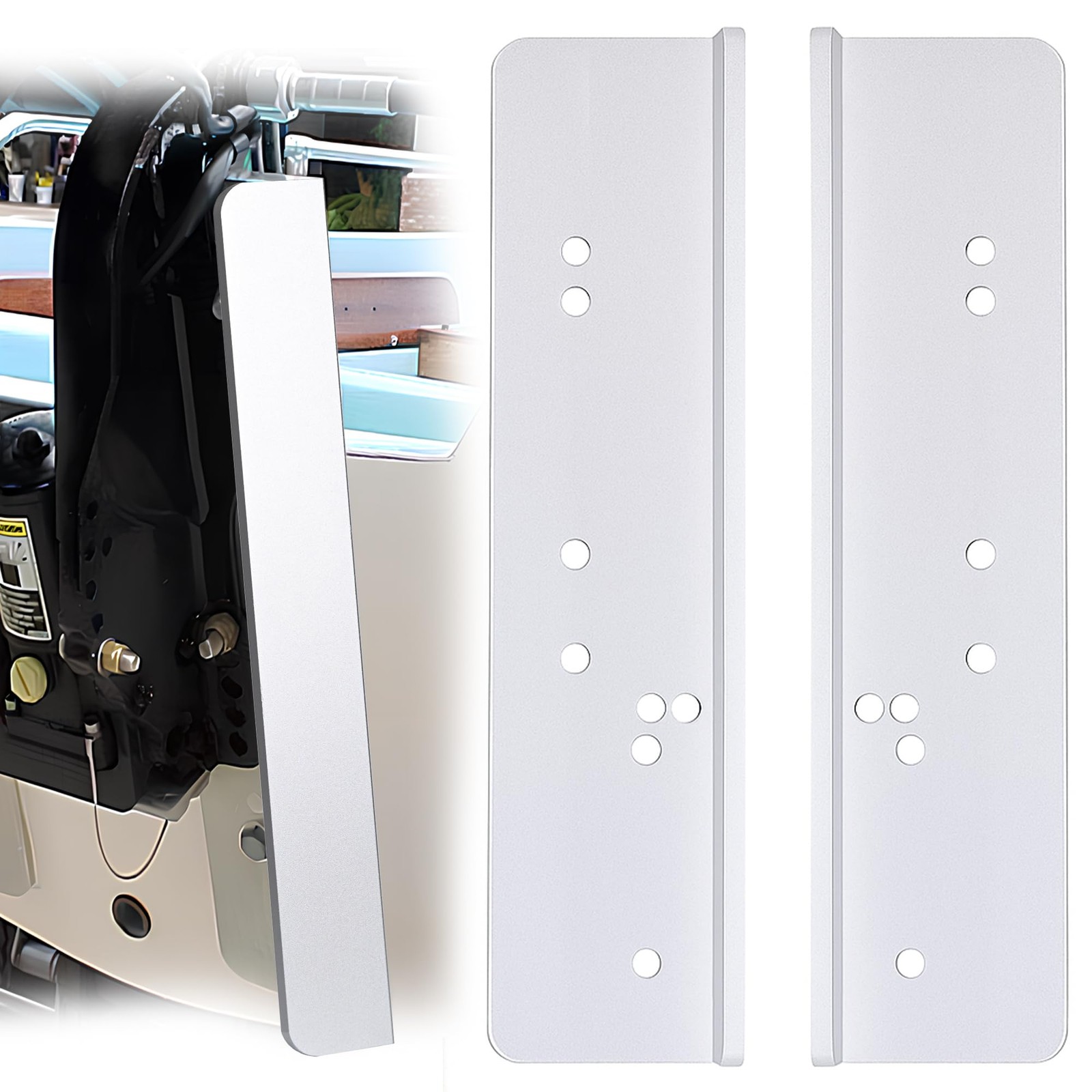 Mindoub 5" Jack Plates for Outboard Motor Aluminum Plate Extension Set...