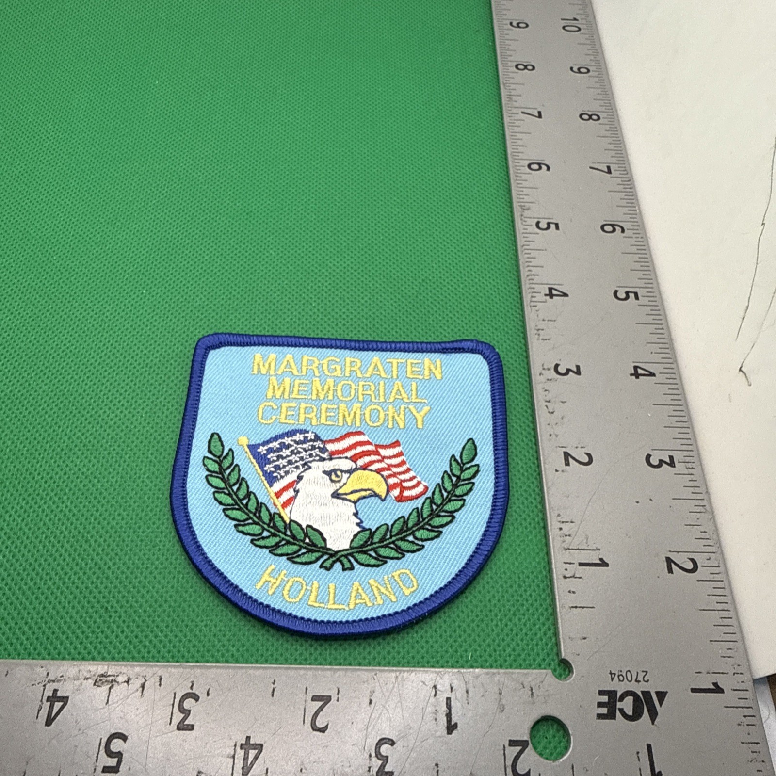Margraten Memorial Ceremony Holland patch