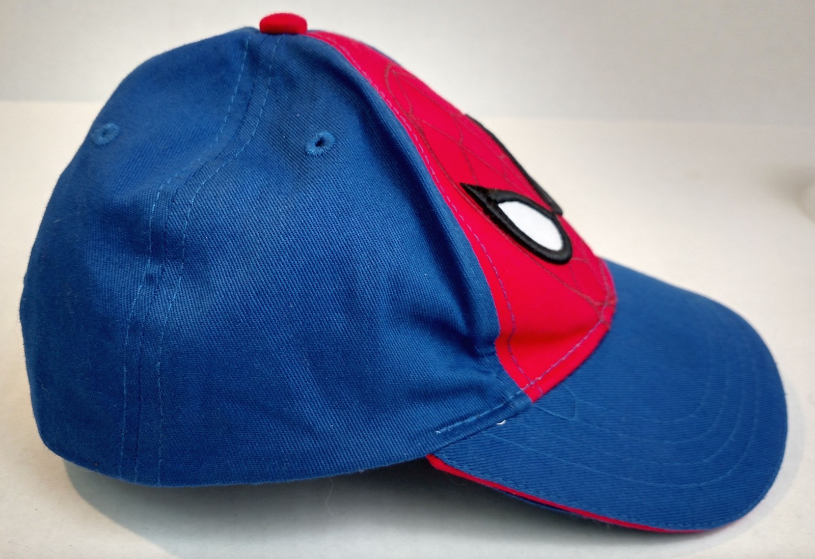 Ultimate Spider-Man Marvel Youth Hat Hook & Loop Adjustable Cap Blue Red