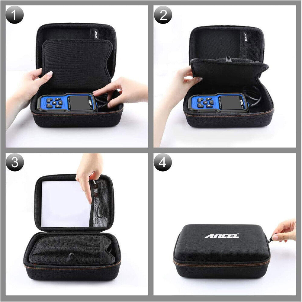 ANCEL Case for OBD2 Scanner Protective and Storage Box (L) for All Innova Ancel