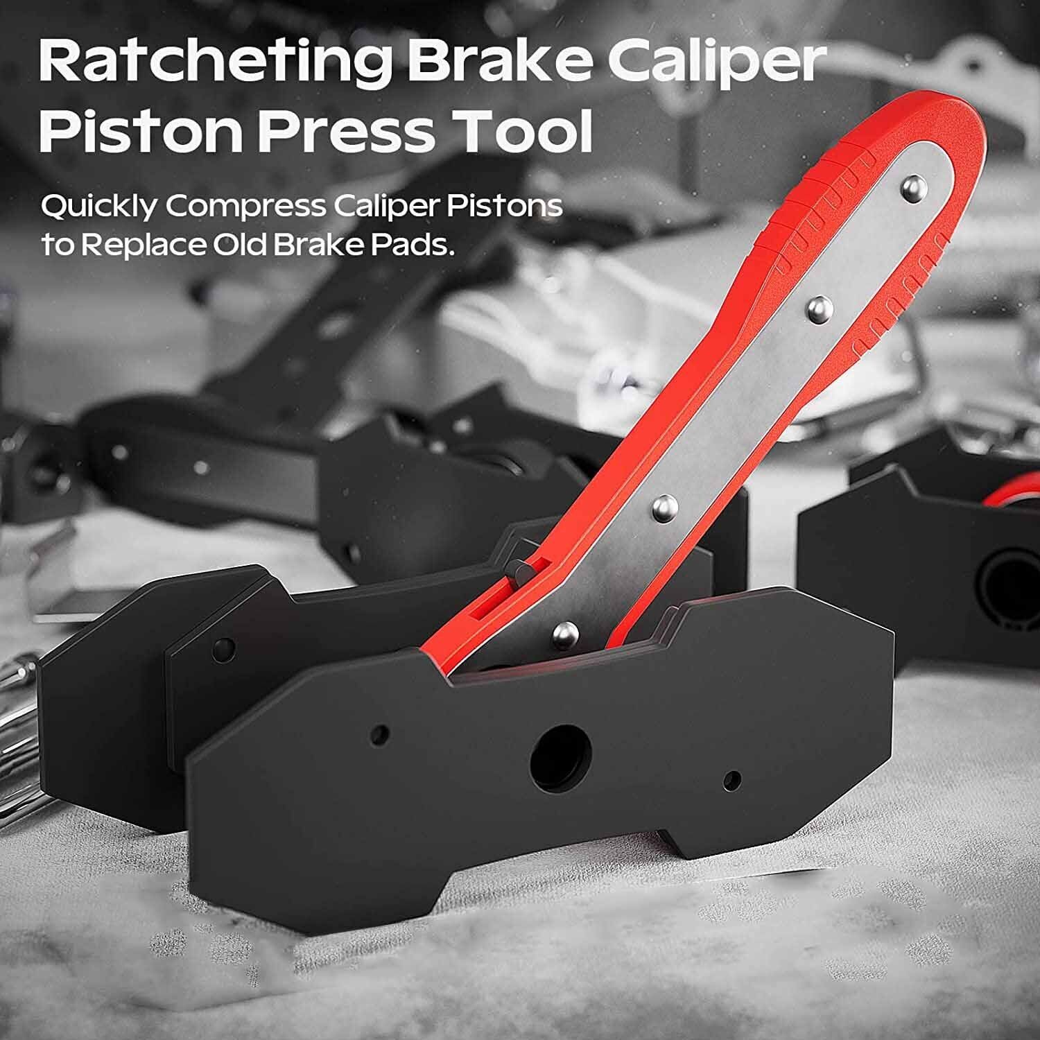 Ratchet Brake Piston Caliper Spreader Brake Caliper Press Tool Pad Compressor