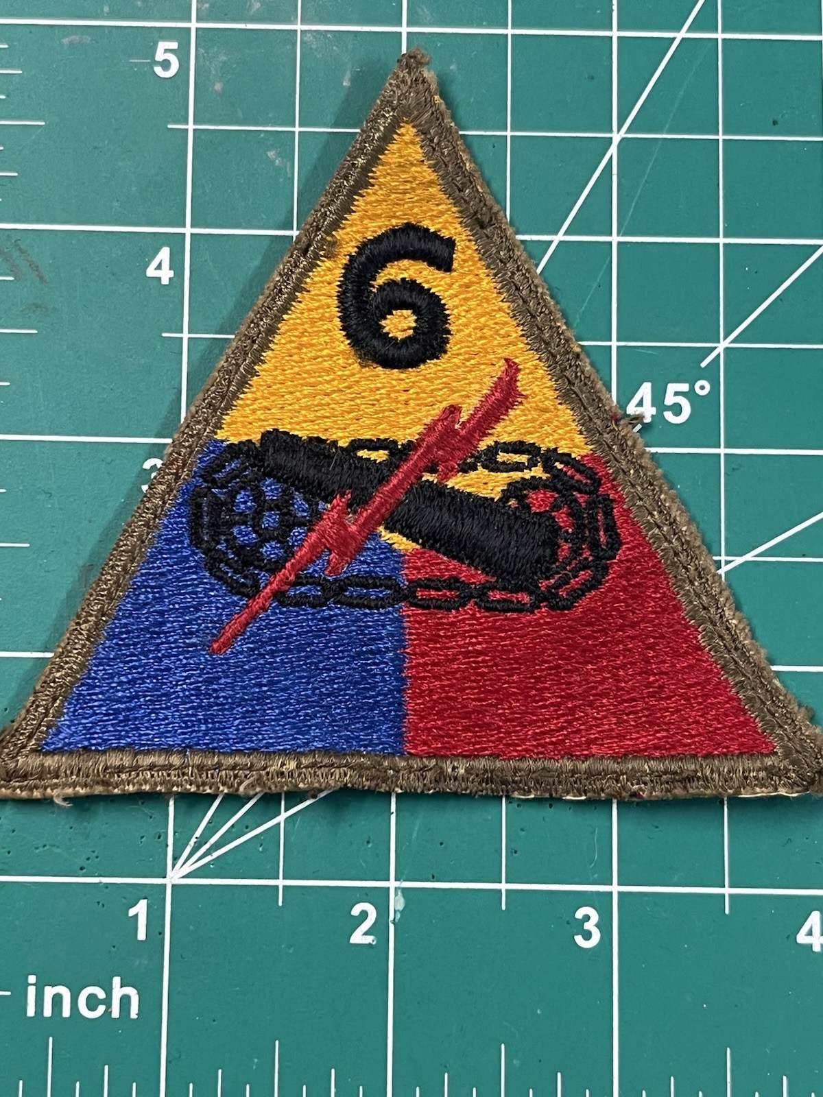 WWII 6th Armored Patch