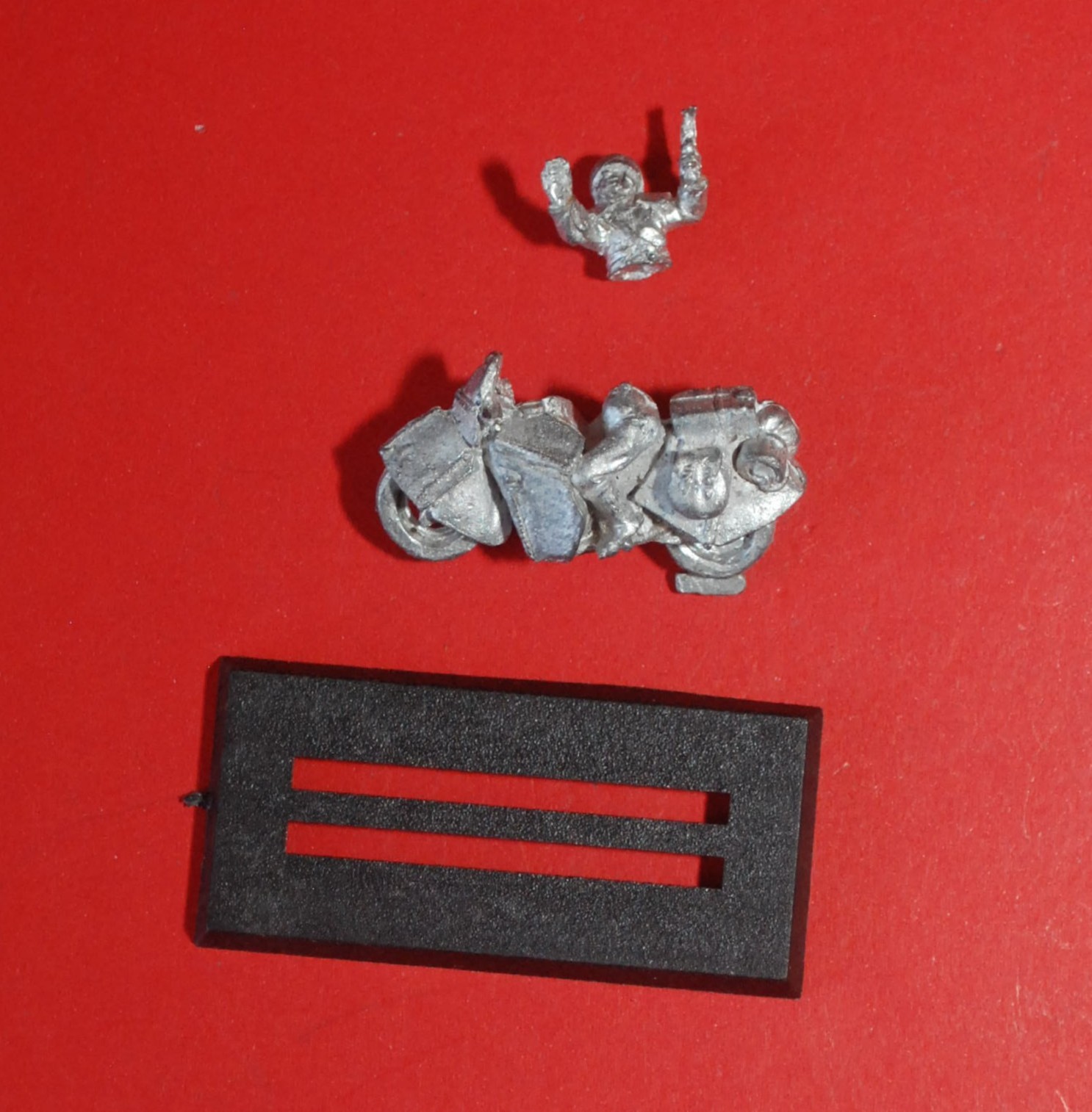 Citadel - Dark Future - Street Warrior - Metal  Motorbike , Bike w/Rider #G