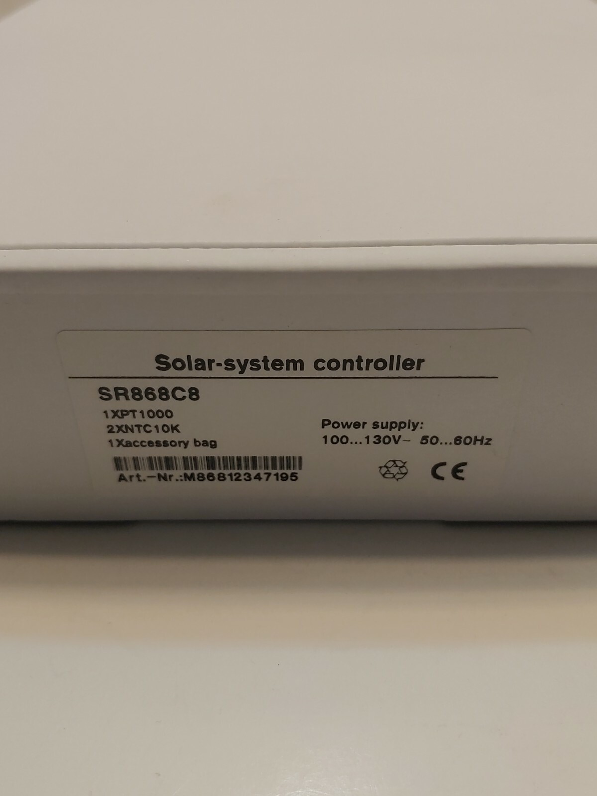 Solar System Controller SR868C8 for Split Pressurized Hot Water Heating System