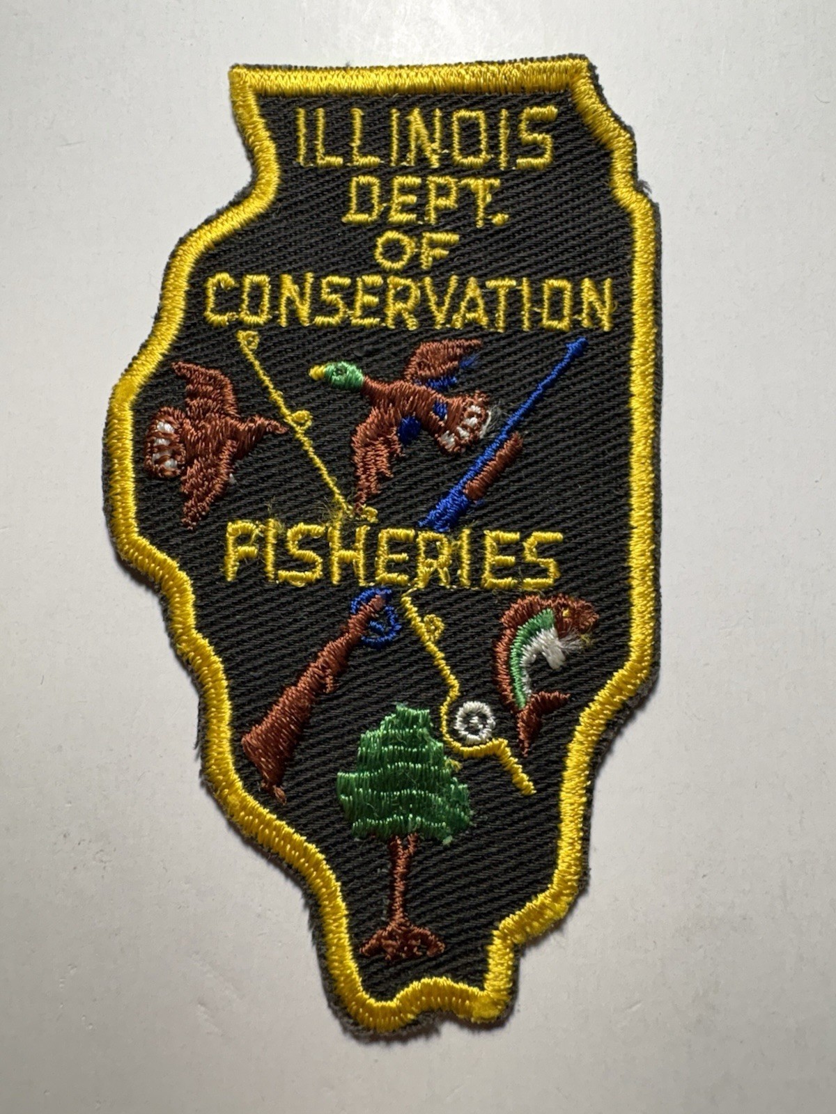 Illinois Department of Conservation and Fisheries Patch ~ RARE