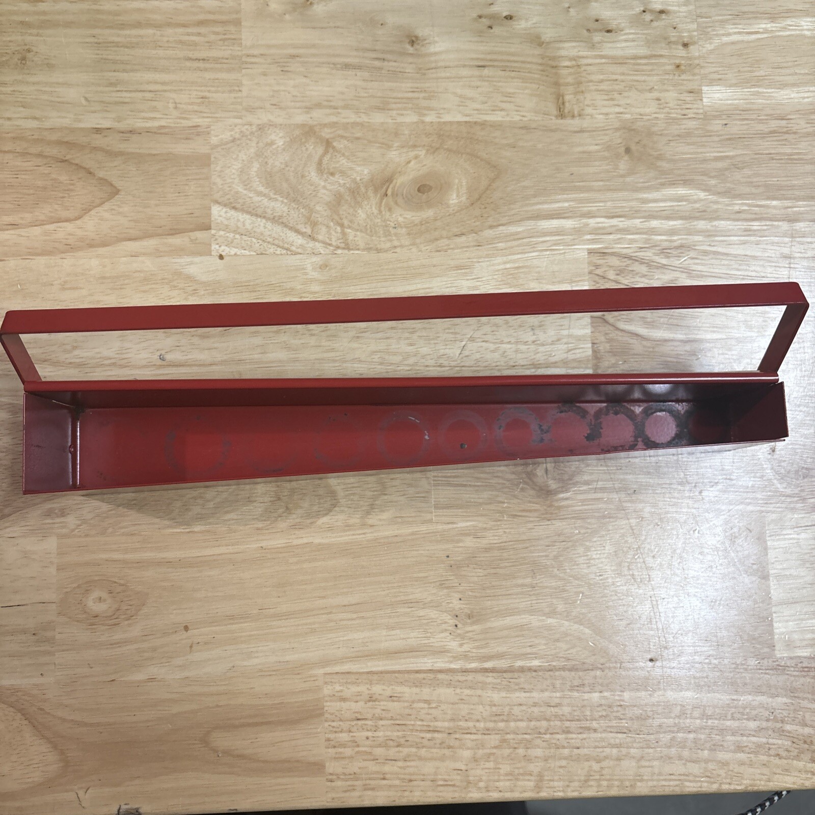 Matco Tools Socket Tray Holder Organizer Red for SAE Deep 11pc 1/2" Dr Set READ!
