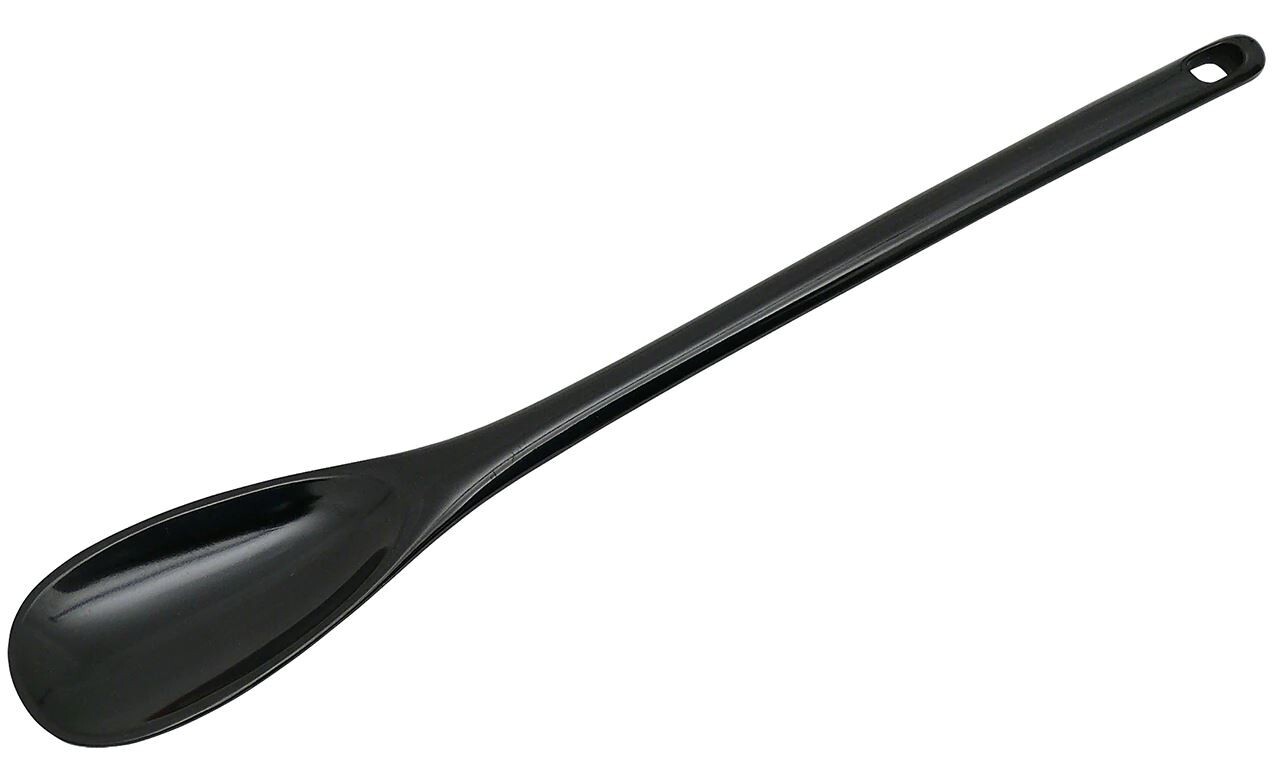 Gourmac 12" Melamine Mixing Spoon, Black (3512BK)
