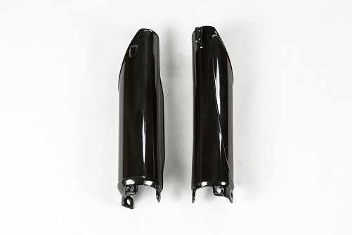 Ufo Black Front Fork Slider Guards Protectors Honda CR125/250/500, CRF250/450