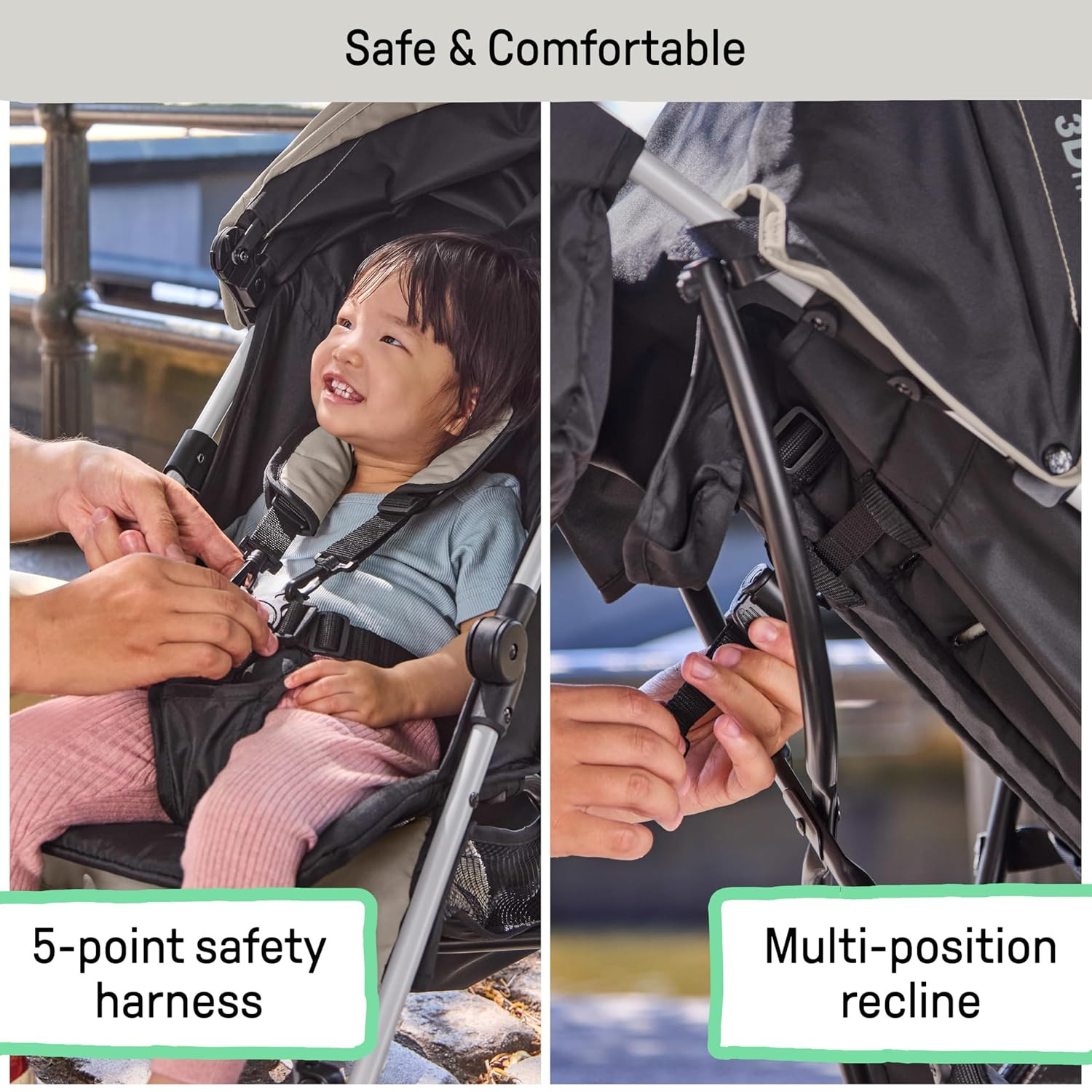 Summer by 3D Mini Convenience Stroller – Lightweight Stroller with Compact Fold