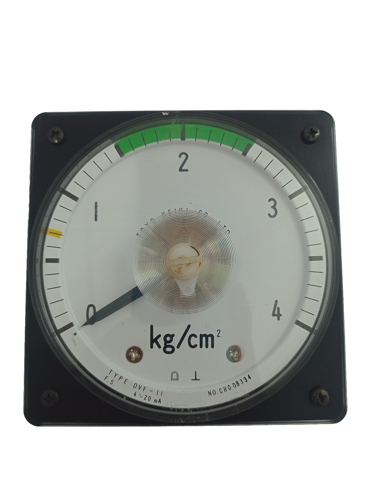 TOYO KEIKI DVF-11 KG/CM METER 0-4
