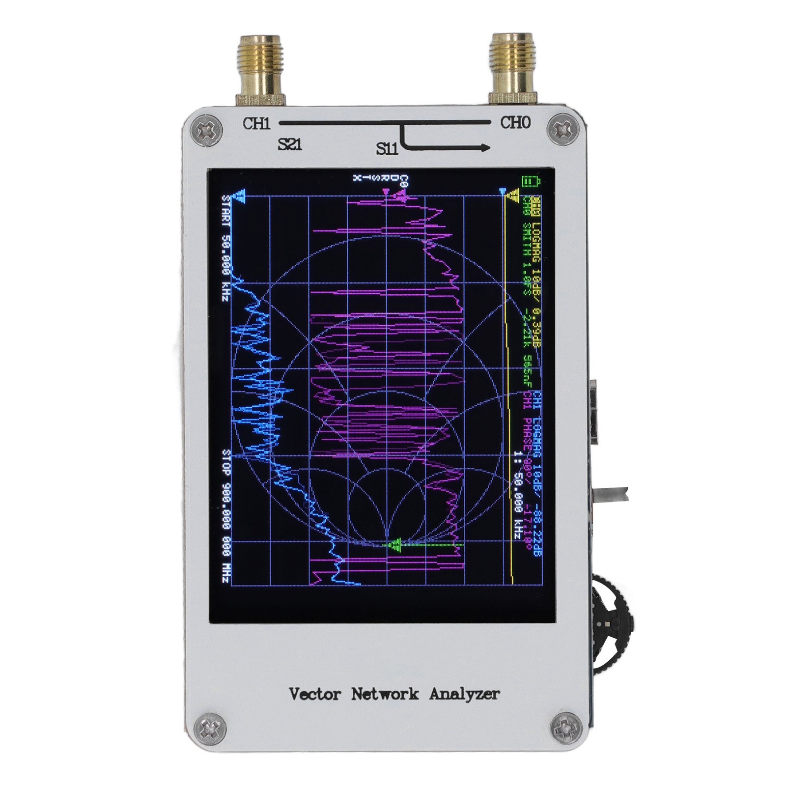 50KHz-900MHz Vector Network Analyzer 2.8 Touch Screen