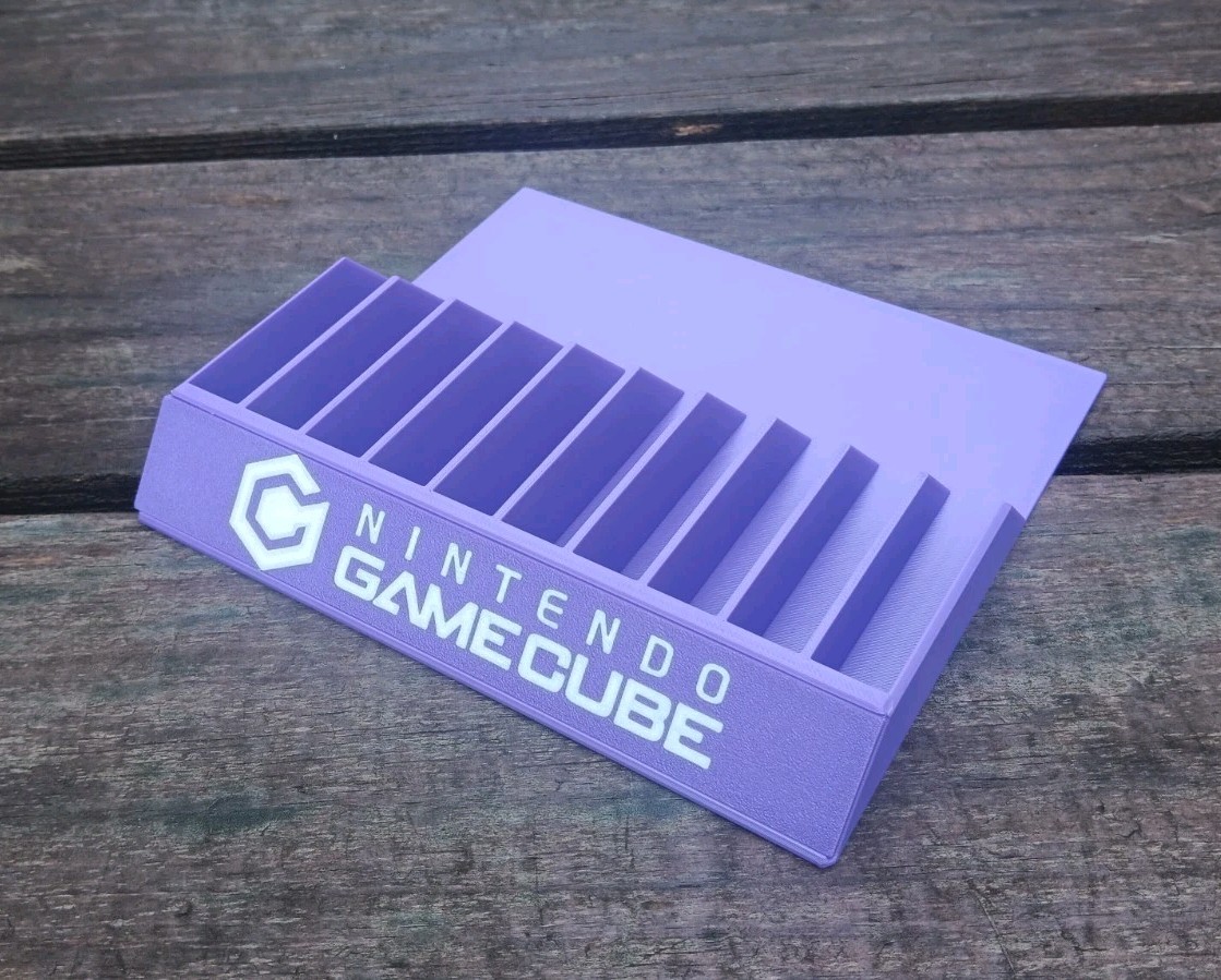 Nintendo GameCube / 10 Game Case Holder / Retro Game Storage Holder