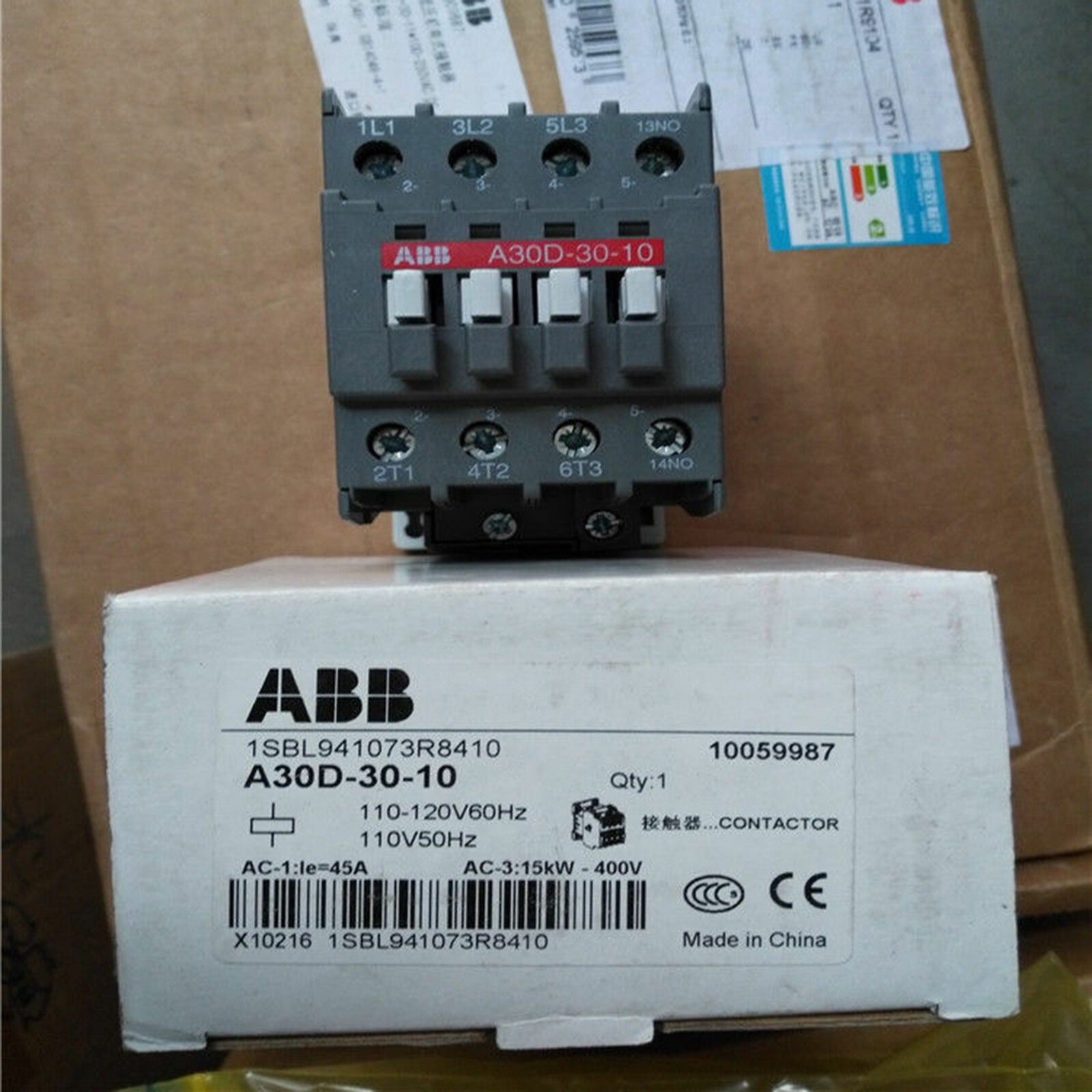 1 piece new A30D-30-10 contactor 110-120v 50-60hz free ship #lk