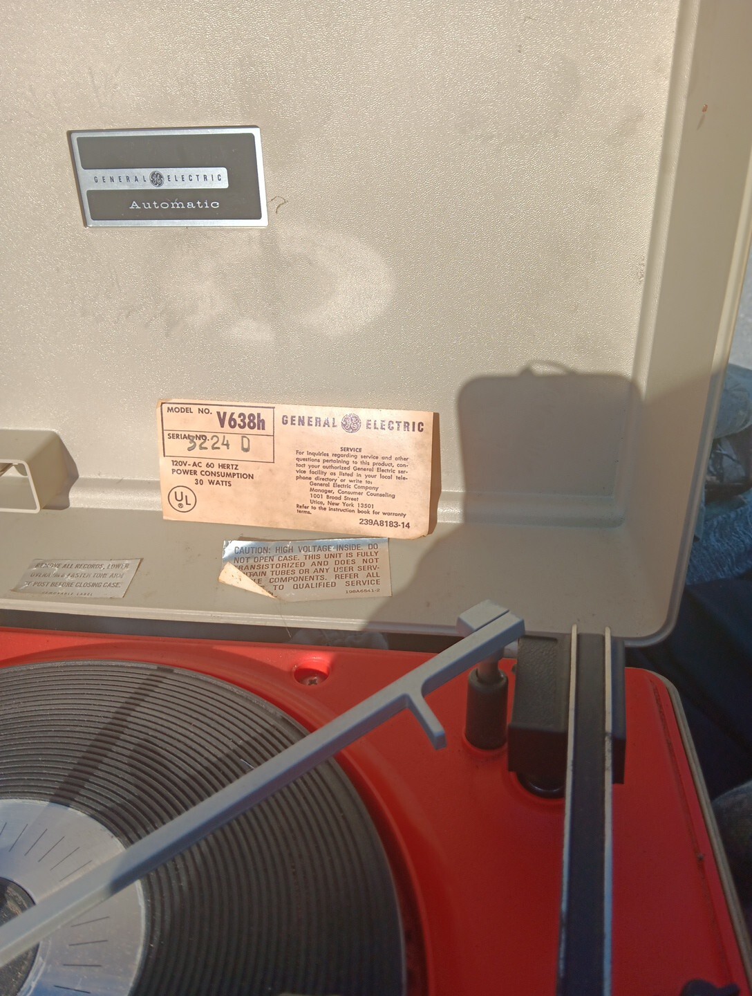 general electric record player