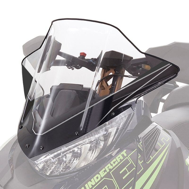 Arctic Cat - 8639-134 - Mid LXR Windshield, Black