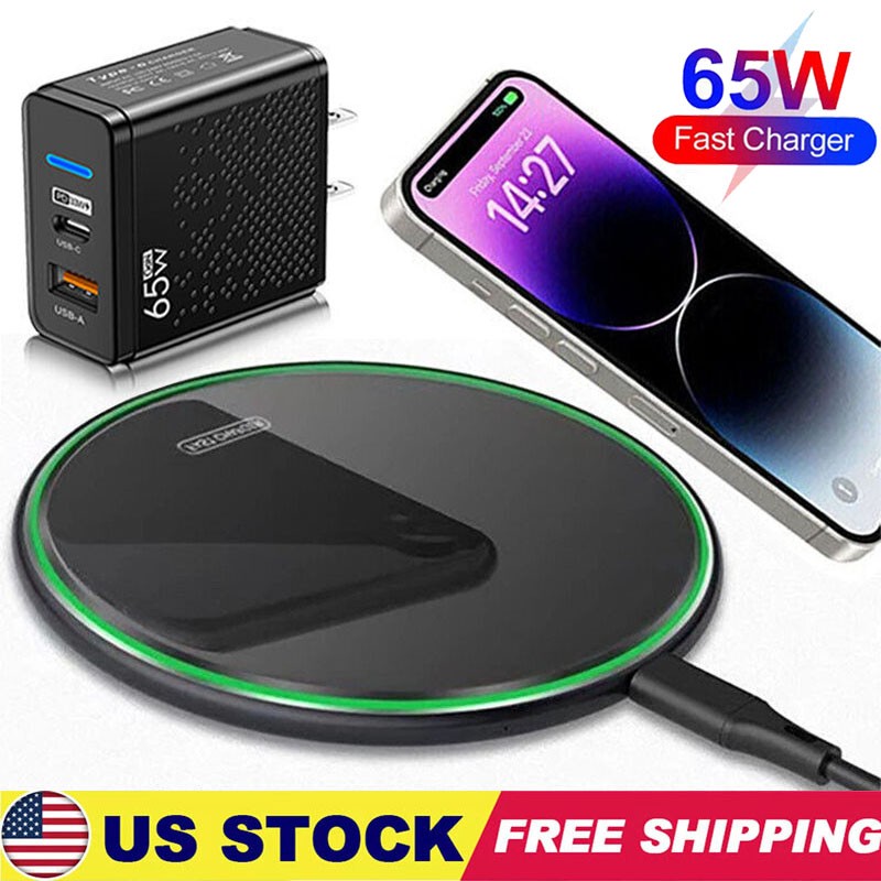 65W Wireless Fast Charger Charging Pad For Motorola Razr 50 40 G Power (2025)