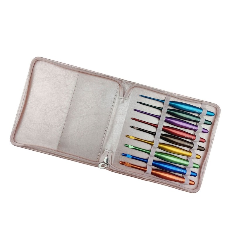 9 Pcs Crochet Hook Set Knitting Needle Practical Crochet Needle for Handicrafts