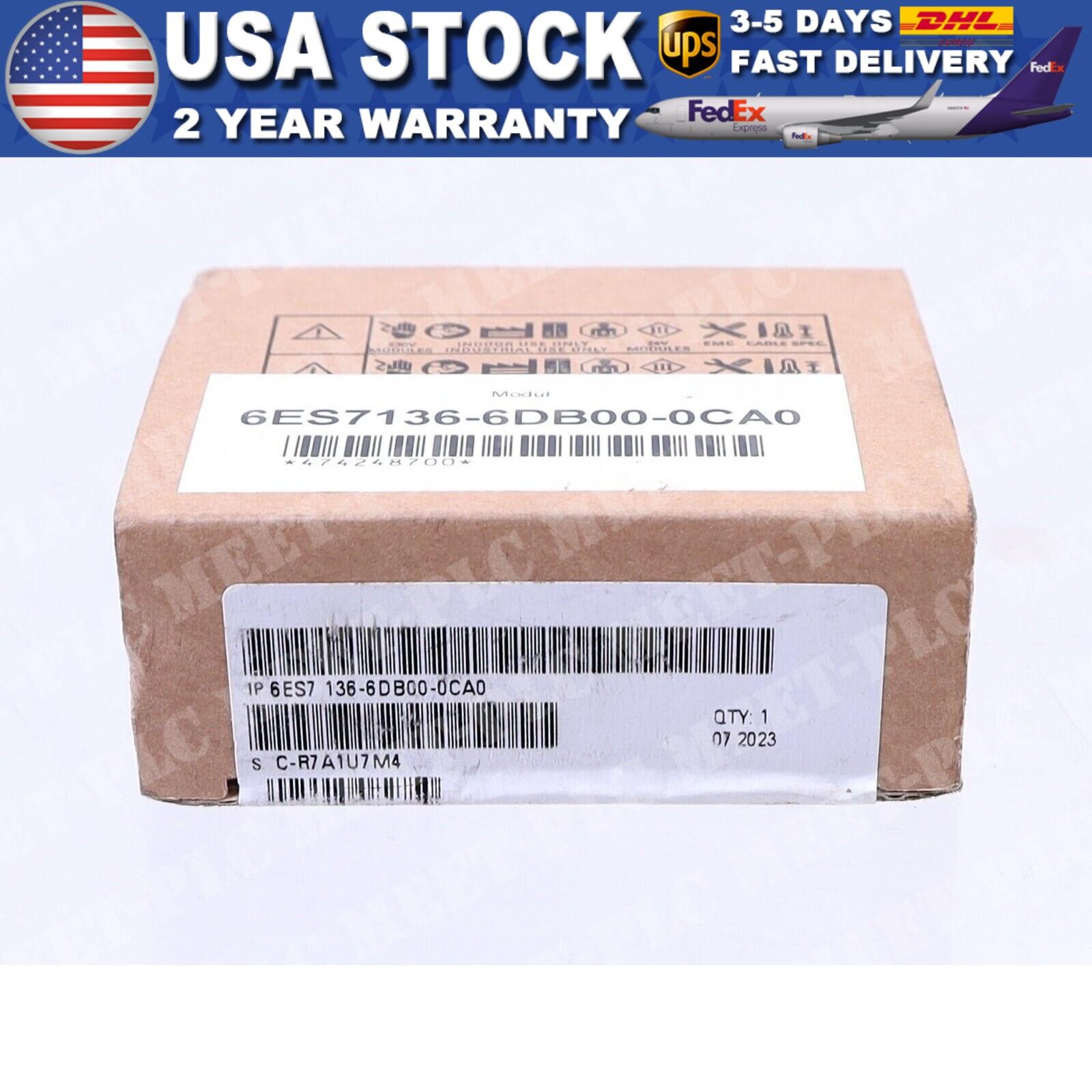 New Siemens 6ES7136-6DB00-0CA0 6ES7 136-6DB00-0CA0 Electronic module for ET200SP