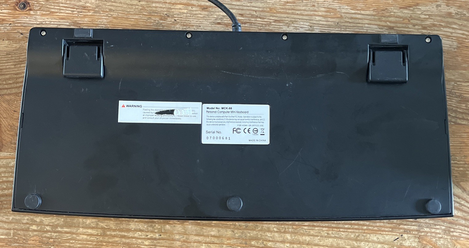 Numark DDS D2 IDJ2 Keyboard MCK-88