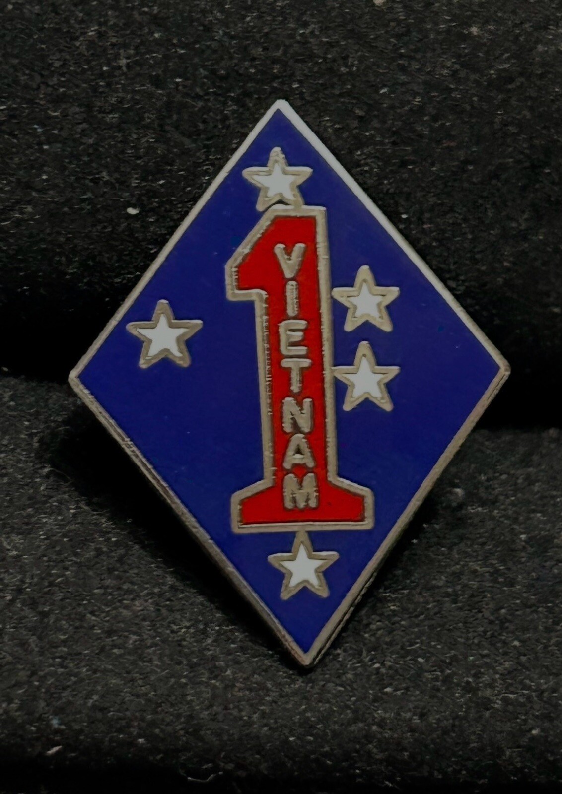 1st Marine Division Vietnam Lapel Pin