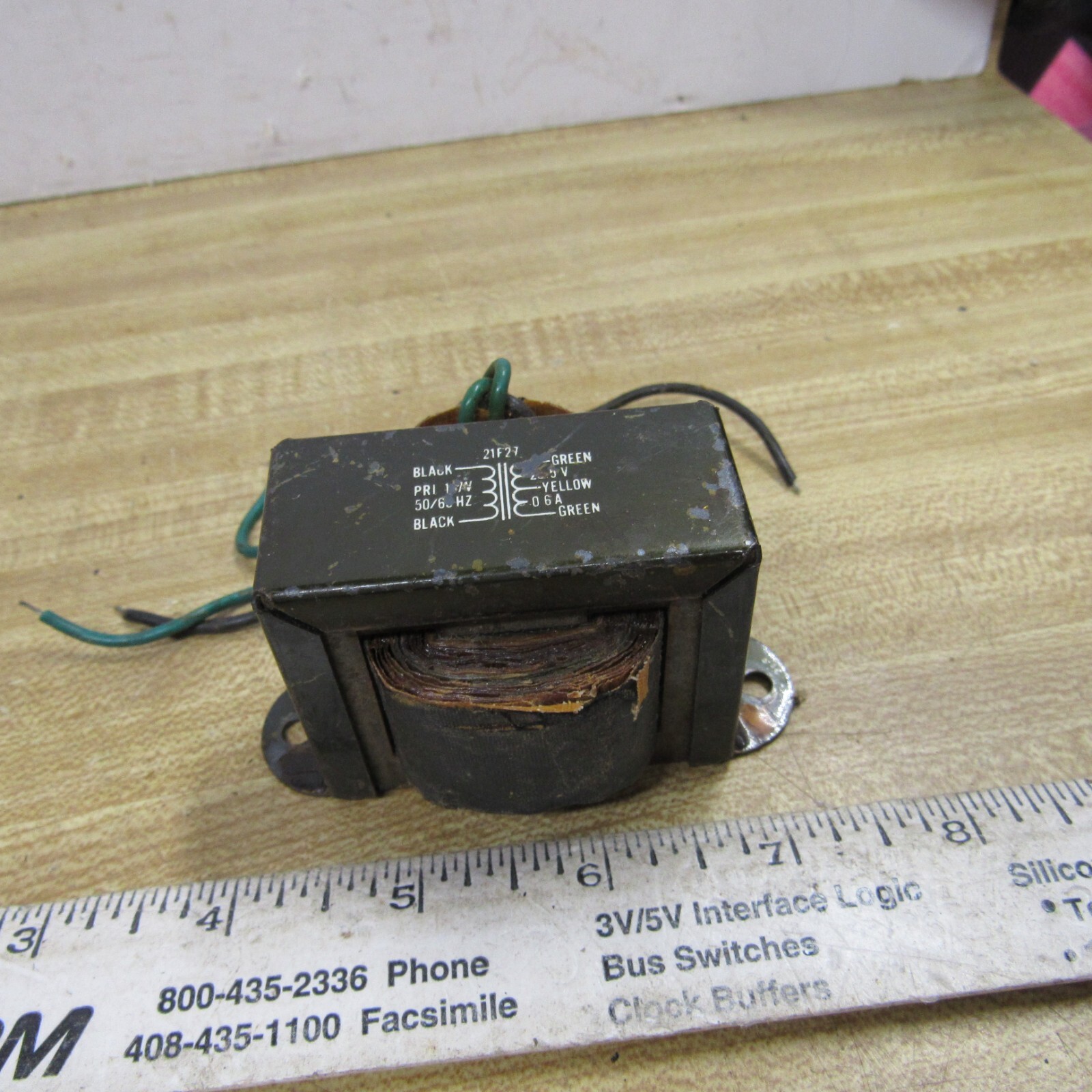 TRANSFORMER FILAMENT 26.5V @ .6A (NO CT wire CUT)  HAM RADIO