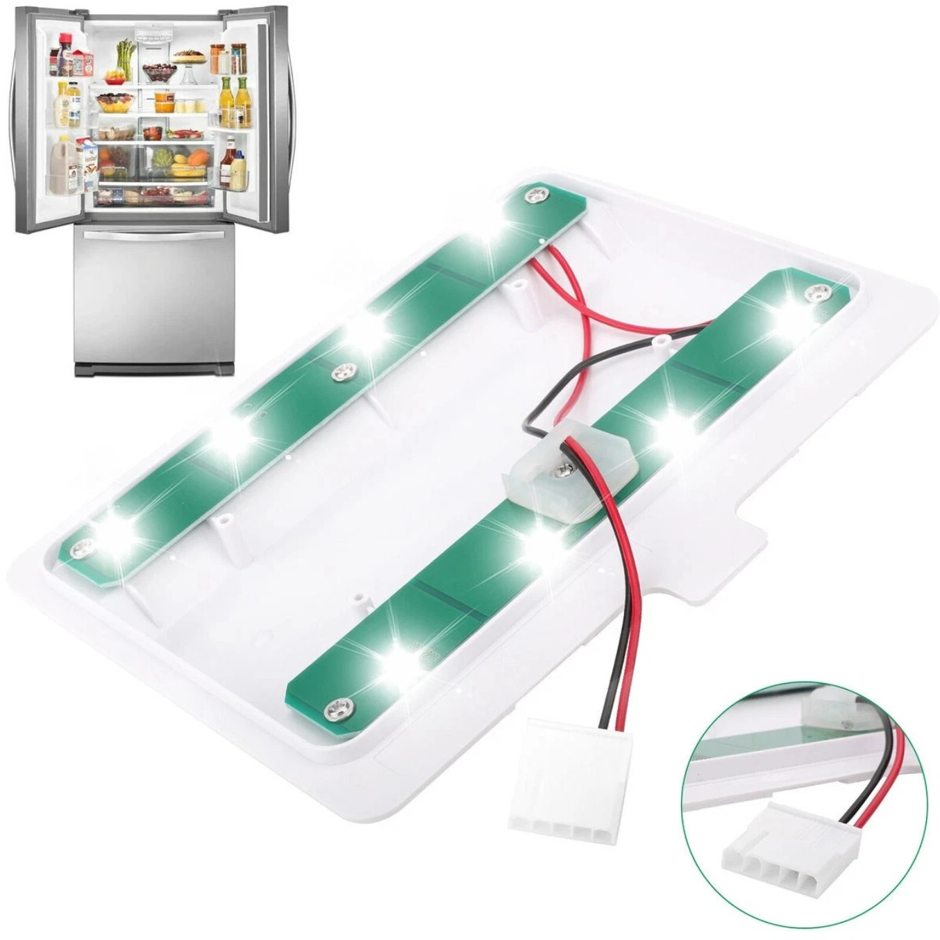 WRX735SDHW00 WRX735SDHZ00 WRX735SDHZ01 LED Light For Whirlpool Refrigerator