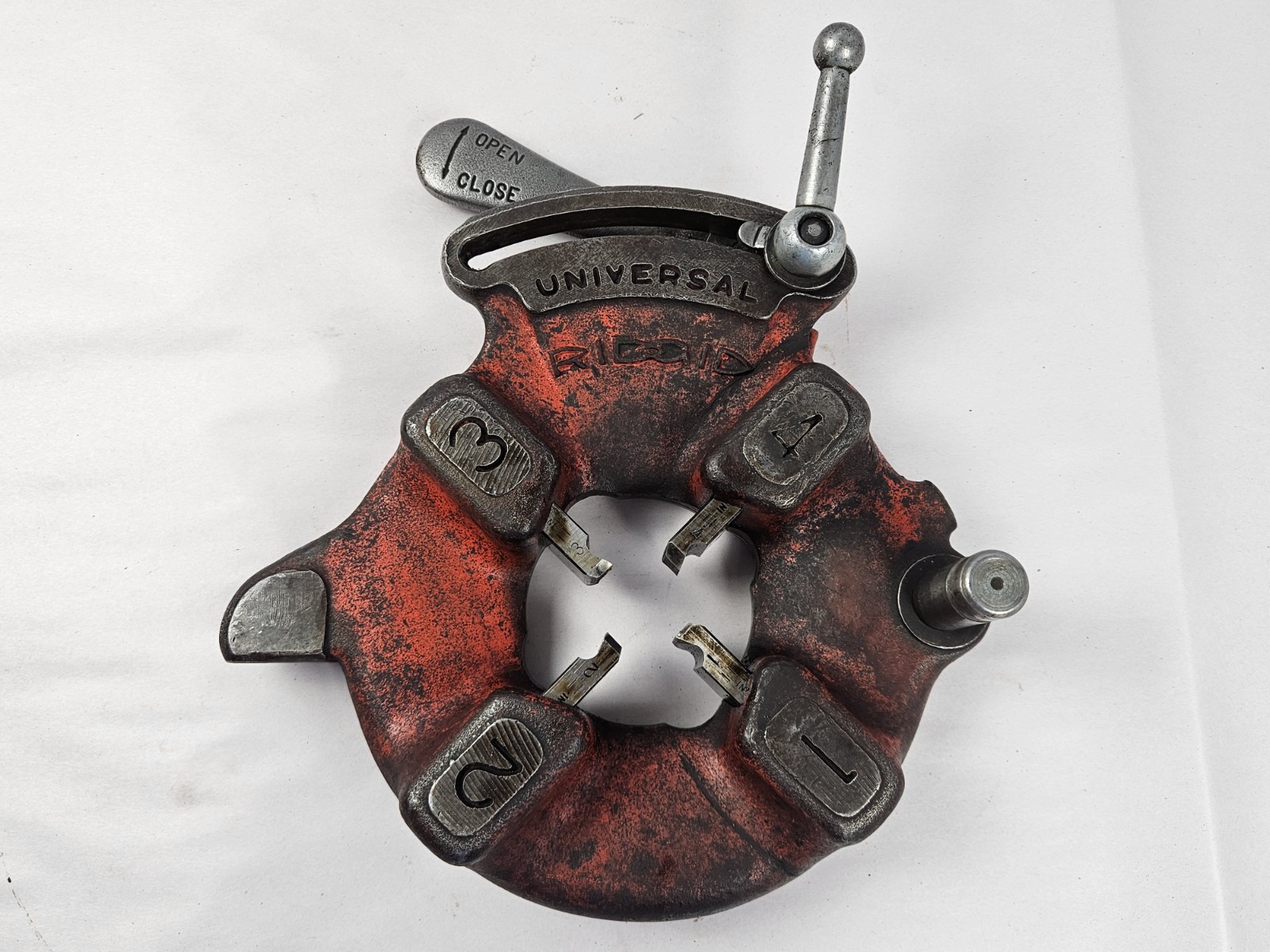 Ridgid Universal Die Head 1/8"-2" Pipe 1/4"-2" Bolt Hard to Turn Parts or Repair