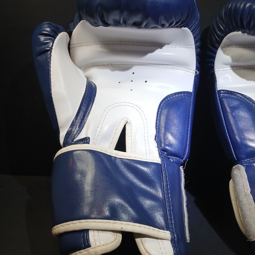 Trideer 16oz Boxing Gloves. Blue And White
