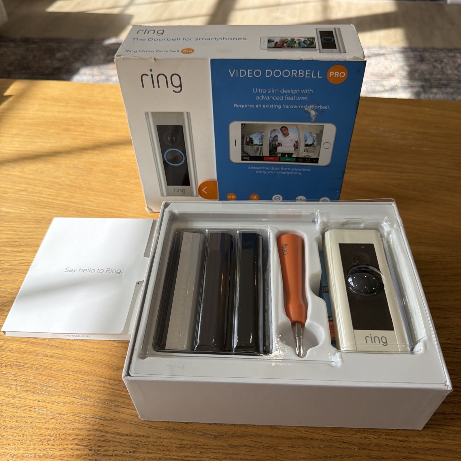 Ring Video Doorbell Pro Hardwired Video Doorbell (A11) New Accessories Used Ring