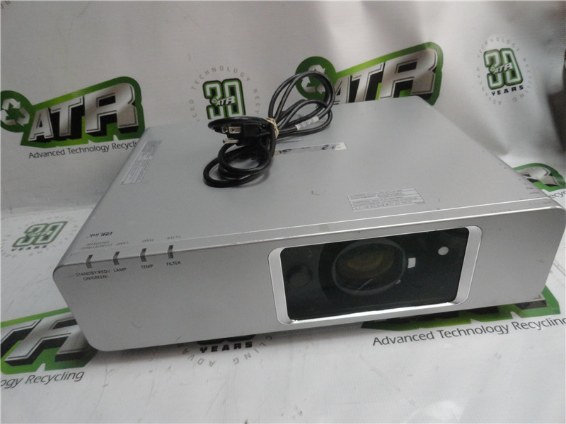 Panasonic PT-FW300U LCD Projector WXGA 3500 Lumens HDMI Tested Power Cord