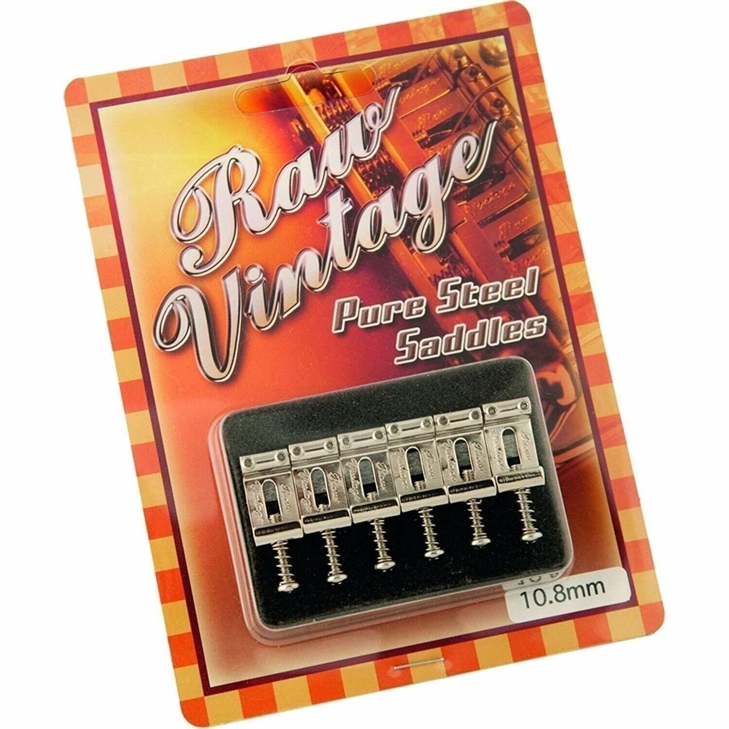Raw Vintage RVS-108 10.8mm Gotoh Japan Type Steel Saddles  FREE 2DAY