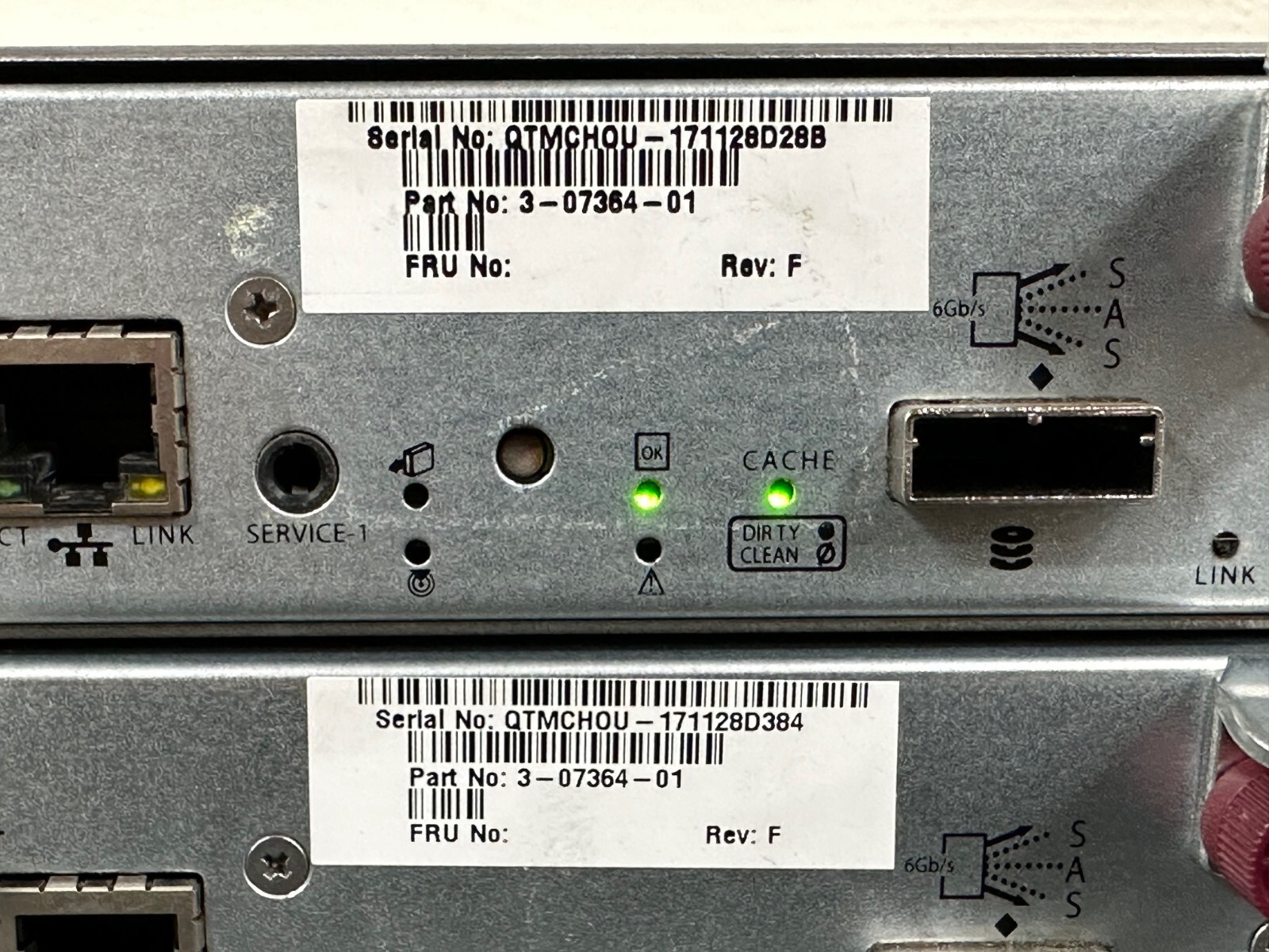 Quantum QXS 24-bay SAS disk array w/ Dual 3-07364-01 Quantum SAS SAN Controller
