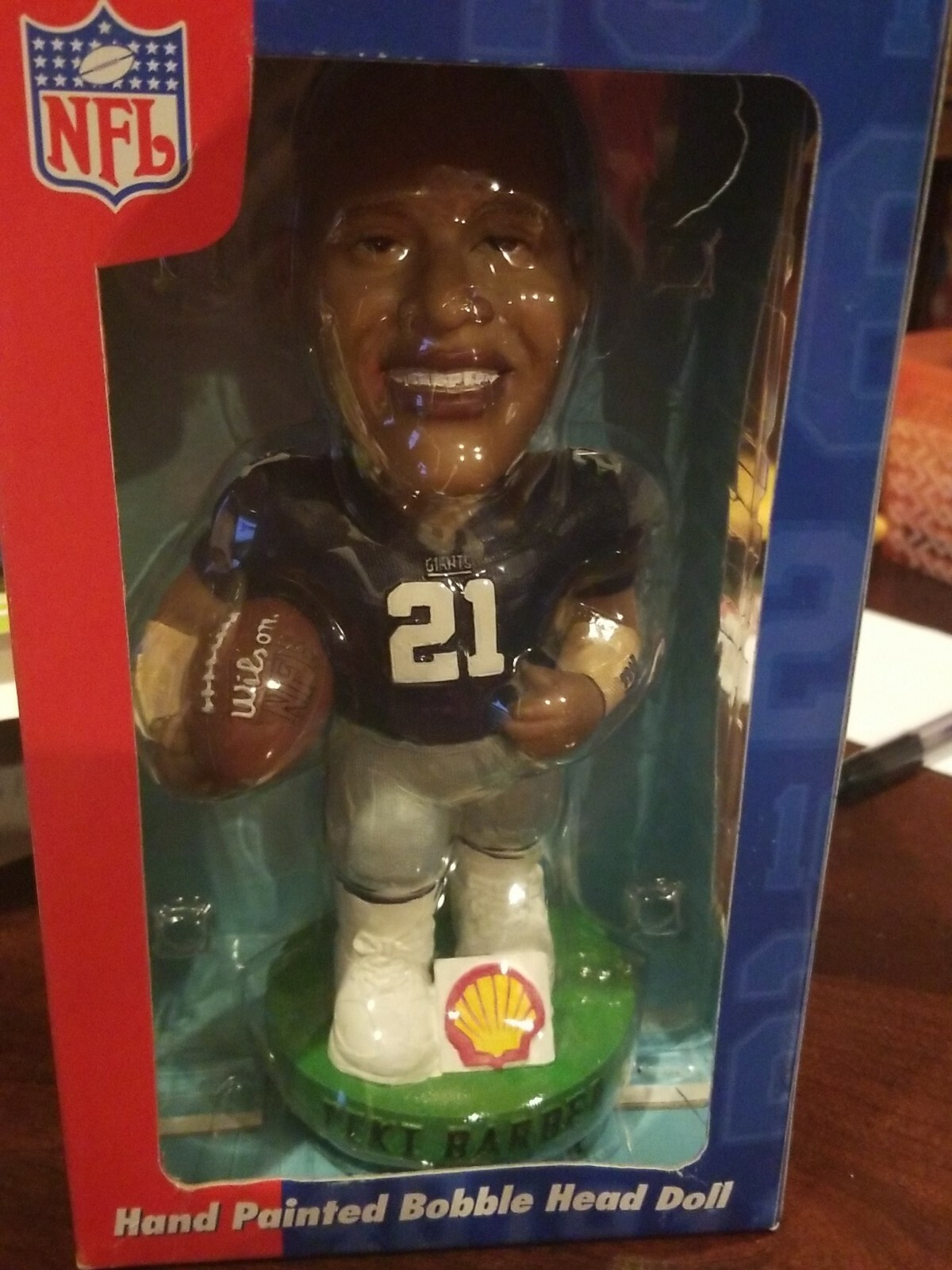 Tiki barber bobblehead figurine figure bobble head football giants new York ny