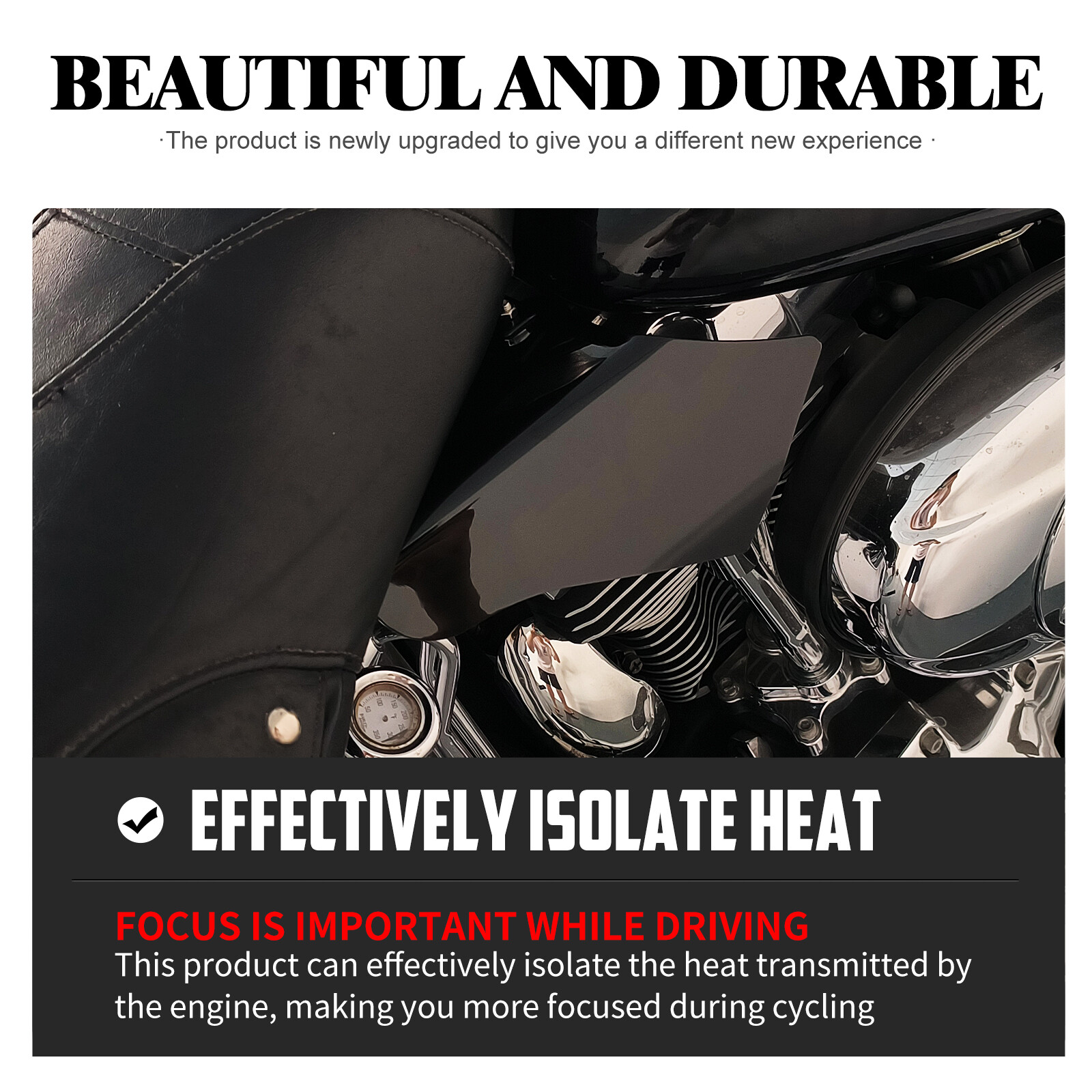 Mid-Frame Air Deflector Heat Shield Fit For Harley Softail 2000 - 2017 Fatboy